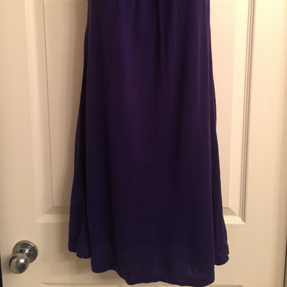 BCBGMaxAzria Ruffled Neck Trim knit Tunic Jersey rayon and silk - Picture 6 of 10